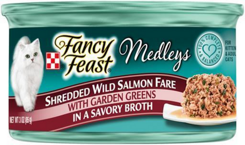 Fancy Feast Elegant Medleys Shredded Salmon Wet Cat Food