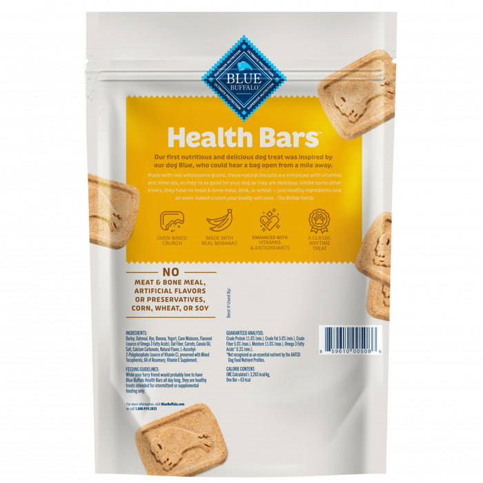 Blue Health Bars Baked With Banana & Yogurt Dog Treats