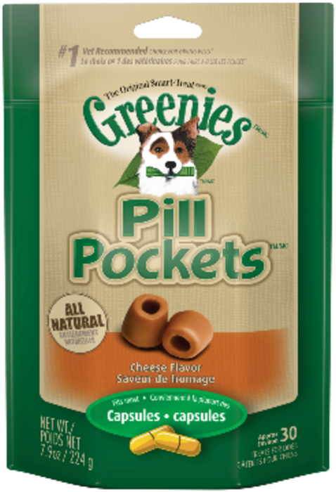 Greenies Pill Pockets Canine Cheese Flavor Dog Treats