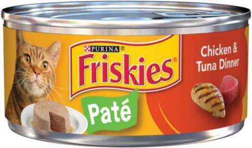 Friskies Pate Chicken and Tuna Dinner Wet Cat Food