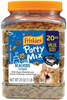 Friskies Party Mix Beachside Crunch Shrimp Crab and Tuna Cat Treats Canister