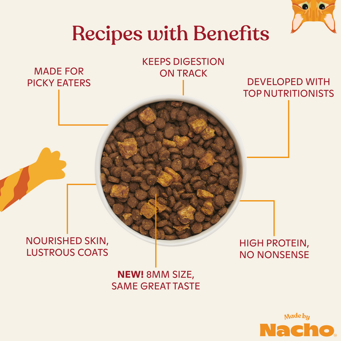 Made By Nacho Chicken & Duck & Quail Kibble with Freeze Dried Raw Inclusions