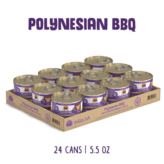 Weruva Polynesian BBQ With Grilled Red Big Eye Canned Cat Food