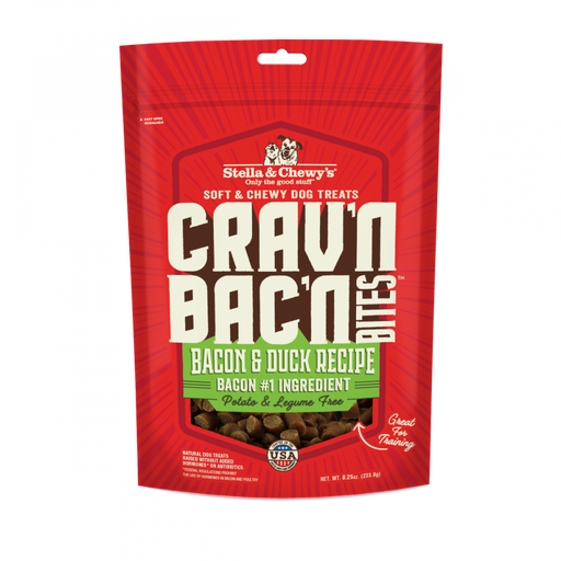 Stella & Chewy's Crav'n Bac'n Bites Bacon & Duck Recipe Dog Treats