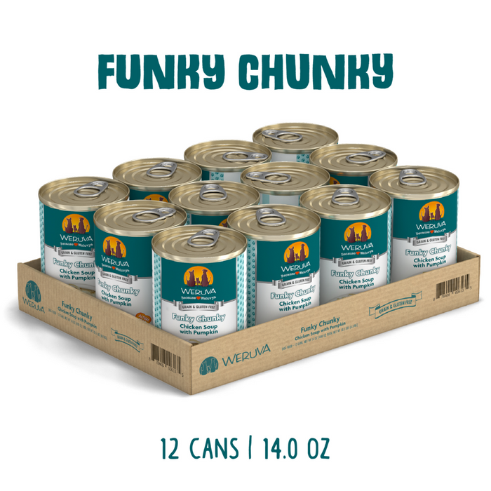 Weruva Funky Chunky Chicken Soup with Pumpkin Canned Dog Food