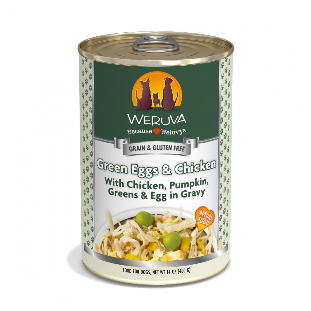 Weruva Green Eggs & Chicken with Chicken, Pumpkin, Greens & Eggs Canned Dog Food