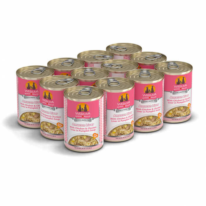 Weruva Amazon Liver with Chicken, Chicken Liver & Pumpkin Soup Canned Dog Food