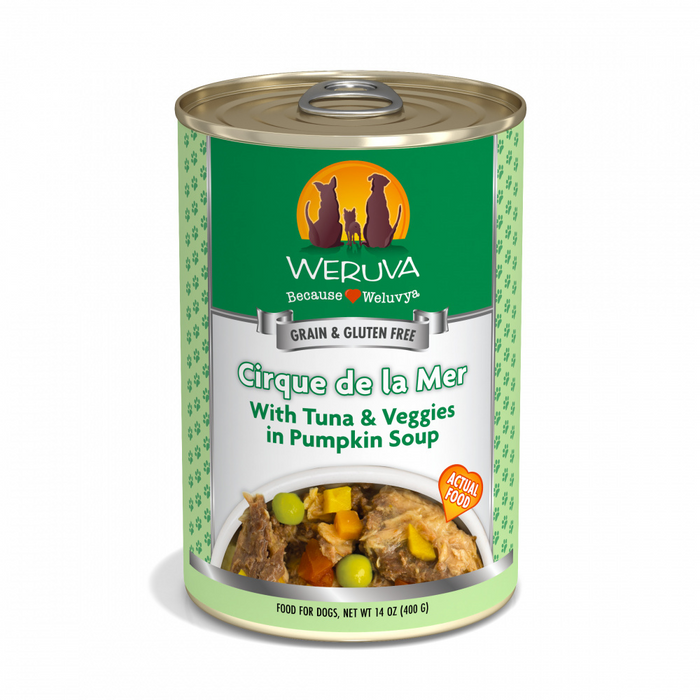 Weruva Cirque de la Mer with Tuna & Veggies in Pumpkin Soup Canned Dog Food