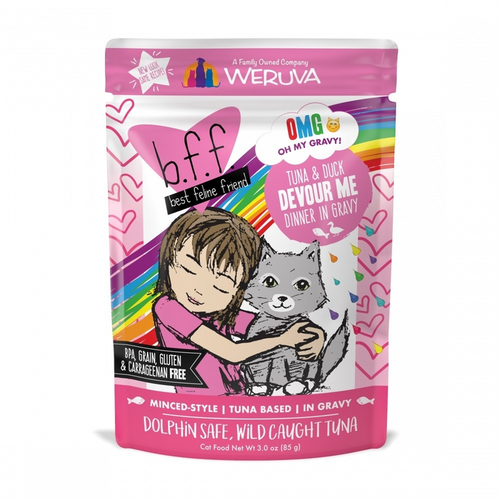 Weruva BFF Tuna & Duck Devour Me Pouches Wet Cat Food