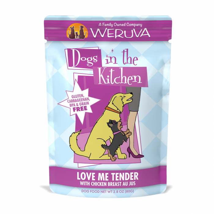 Weruva Dogs in the Kitchen Love Me Tender Grain Free Chicken Dog Food Pouch