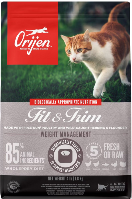 ORIJEN Grain Free Fit & Trim Dry Cat Food