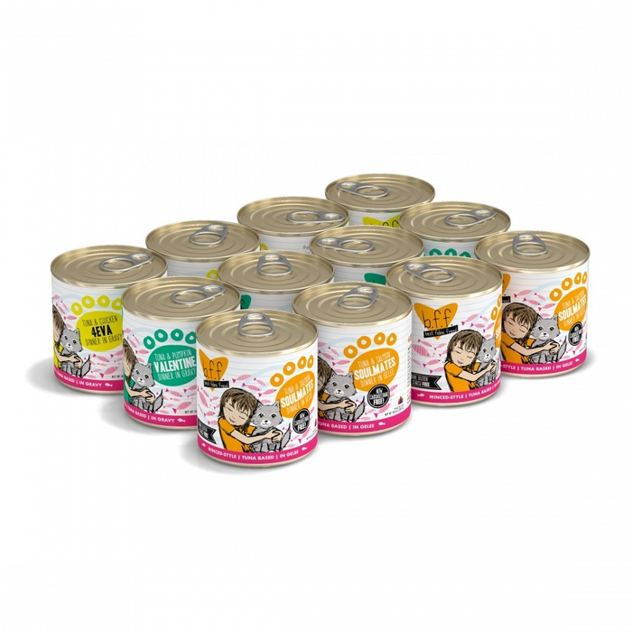 Weruva BFF Grain Free Big Feline Feast Canned Cat Food Variety Pack