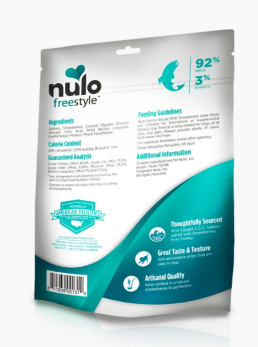 Nulo Dog Jerky Grain Free Salmon & Strawberries