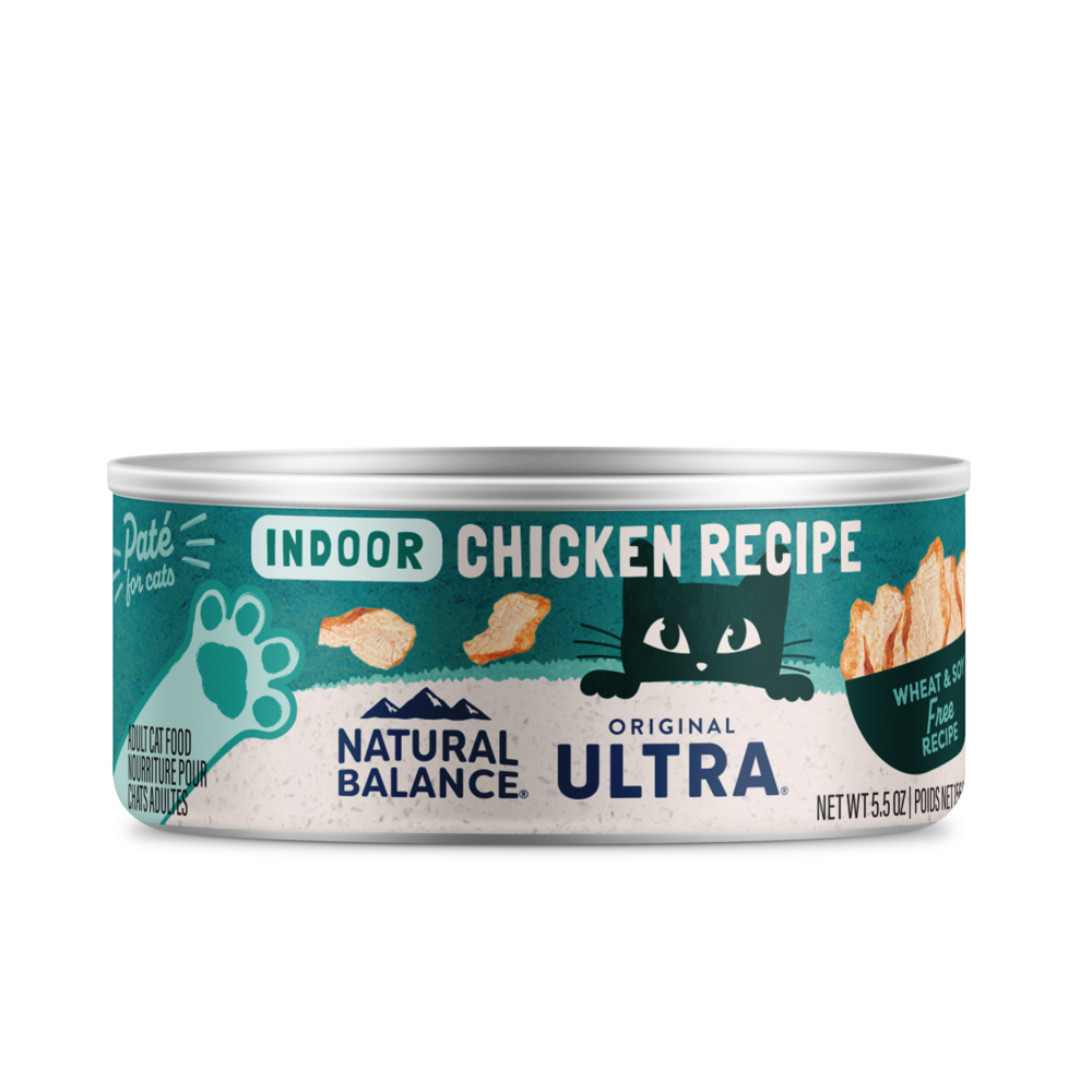 Natural Balance Original Ultra Indoor Chicken Recipe Canned Wet Cat Food