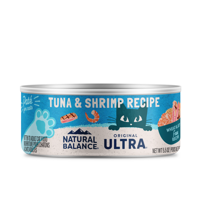 Natural Balance Original Ultra Tuna & Shrimp Recipe Canned Wet Cat Food