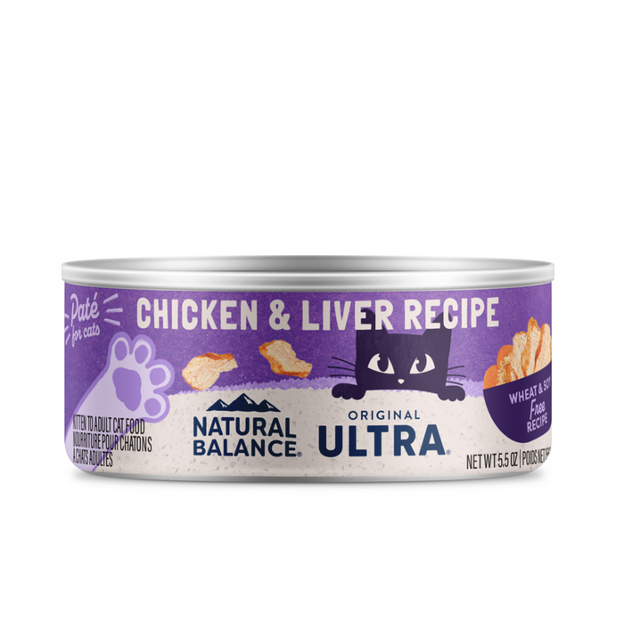 Natural Balance Original Ultra Chicken & Liver Recipe Canned Wet Cat Food