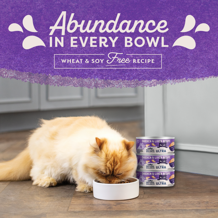 Natural Balance Original Ultra Chicken & Liver Recipe Canned Wet Cat Food