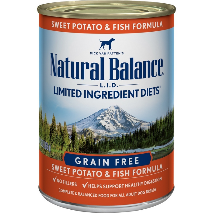 Natural Balance Limited Ingredient Grain Free Sweet Potato & Salmon Recipe Wet Canned Dog Food