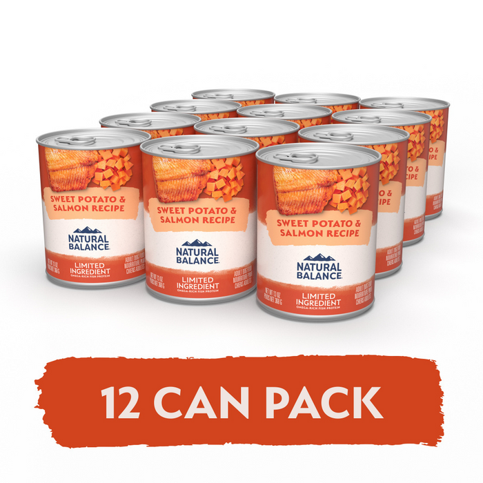 Natural Balance Limited Ingredient Grain Free Sweet Potato & Salmon Recipe Wet Canned Dog Food