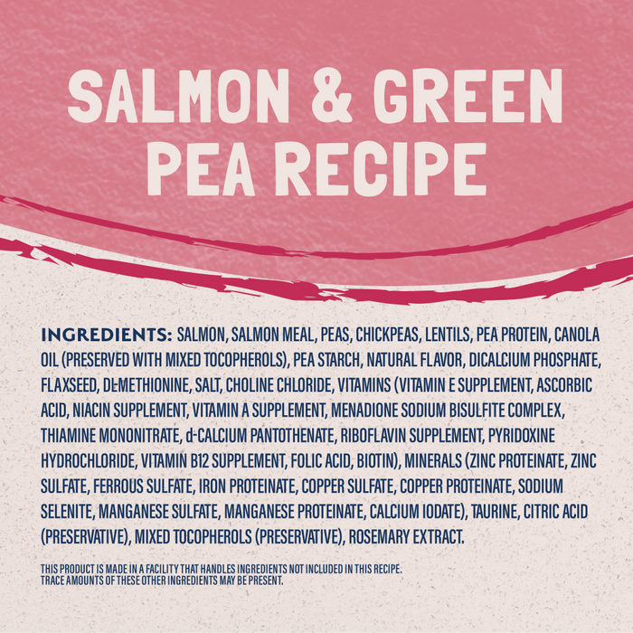 Natural Balance Limited Ingredient Grain Free Salmon & Green Pea Recipe Dry Cat Food