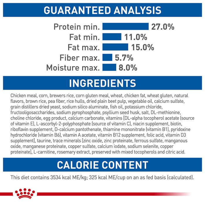 Royal Canin Feline Health Nutrition Indoor Adult Dry Cat Food