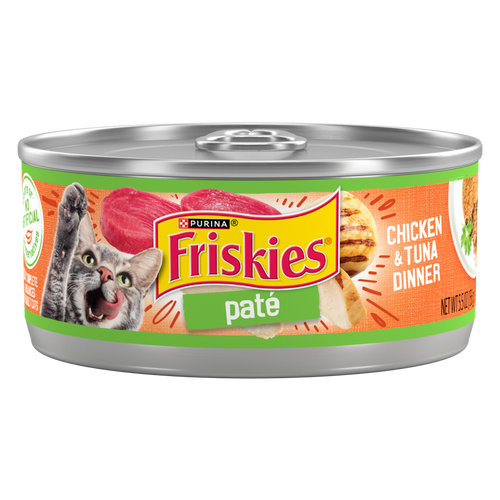 Friskies Pate Chicken and Tuna Dinner Wet Cat Food