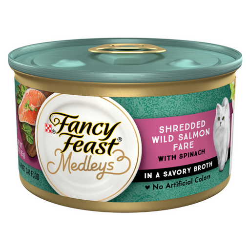 Fancy Feast Elegant Medleys Shredded Wild Salmon Canned Cat Food