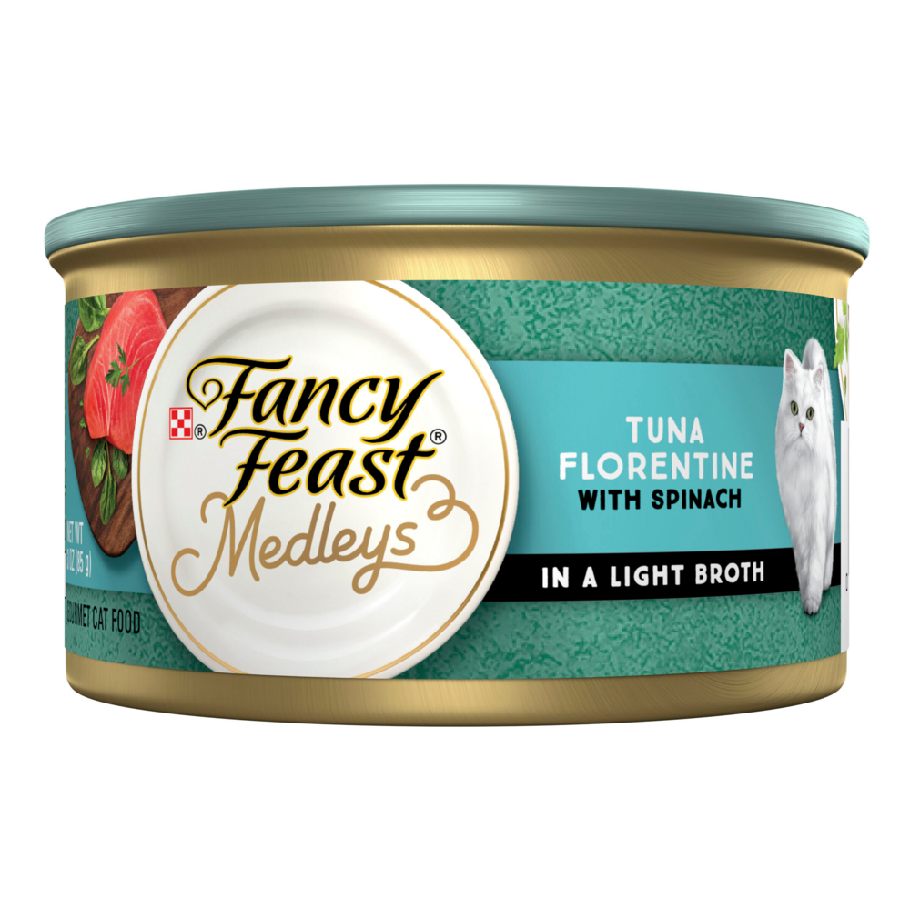 Fancy Feast Elegant Medleys Tuna Florentine Canned Cat Food