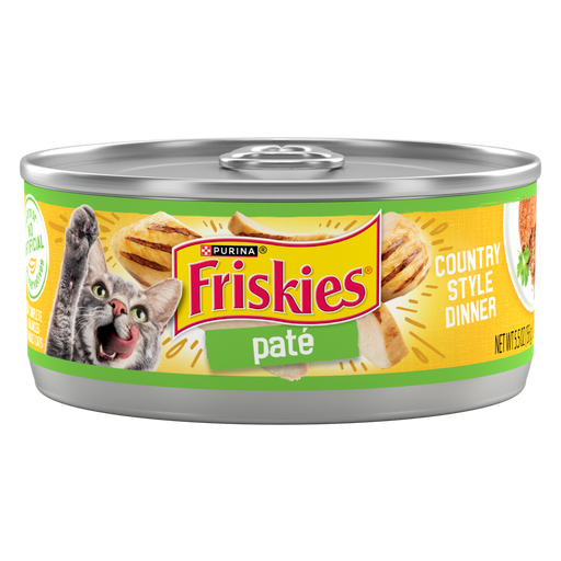 Friskies Pate Country Style Dinner Canned Cat Food