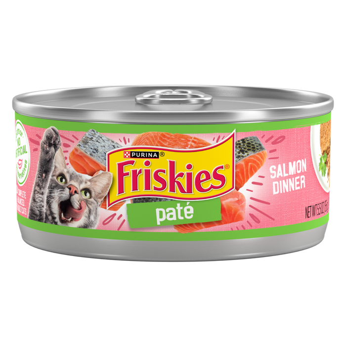 Friskies Pate Salmon Dinner Canned Cat Food