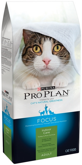 Purina Pro Plan Focus Indoor Care Turkey & Rice Formula Dry Cat Food