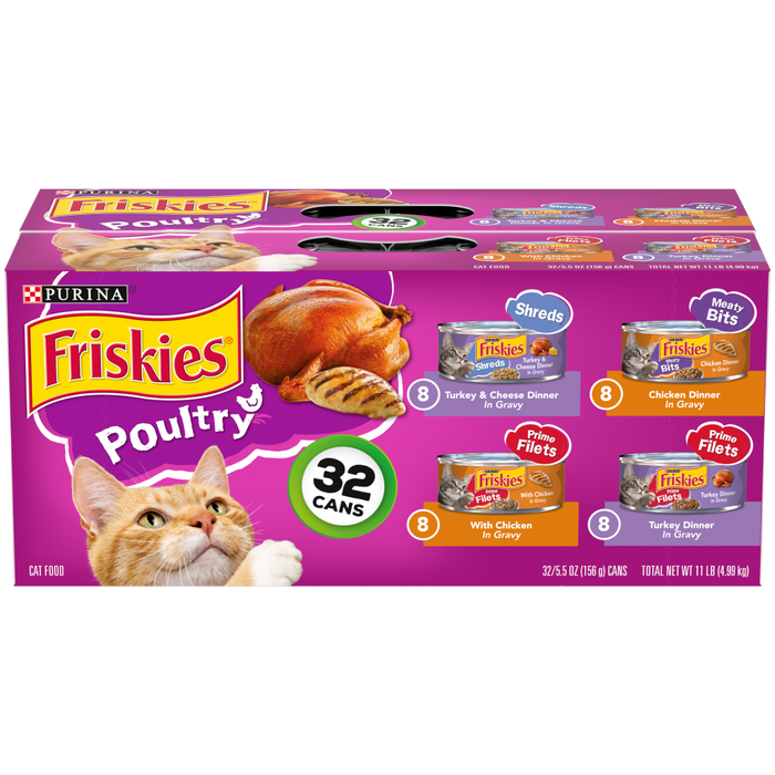 Friskies Poultry Variety Canned Cat Food