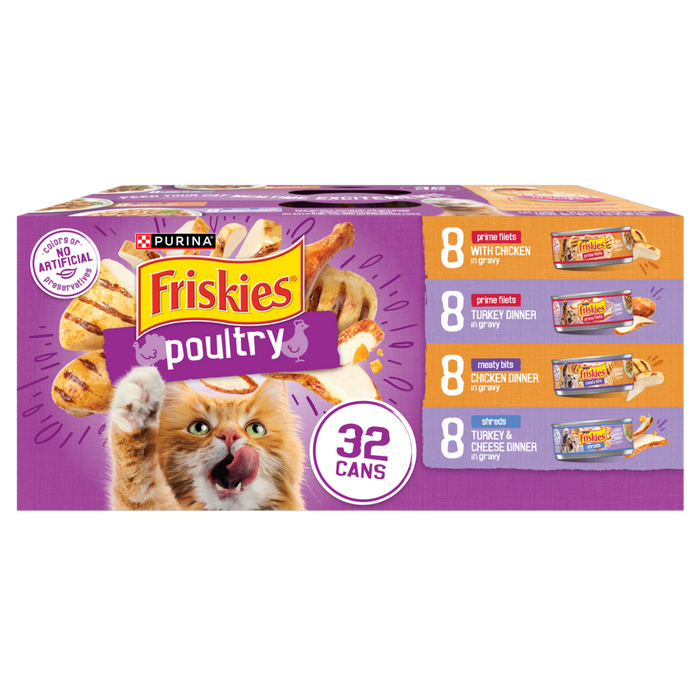 Friskies Poultry Variety Canned Cat Food