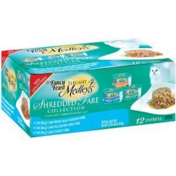 Fancy Feast Elegant Medleys Shredded Fare Collection Canned Cat Food