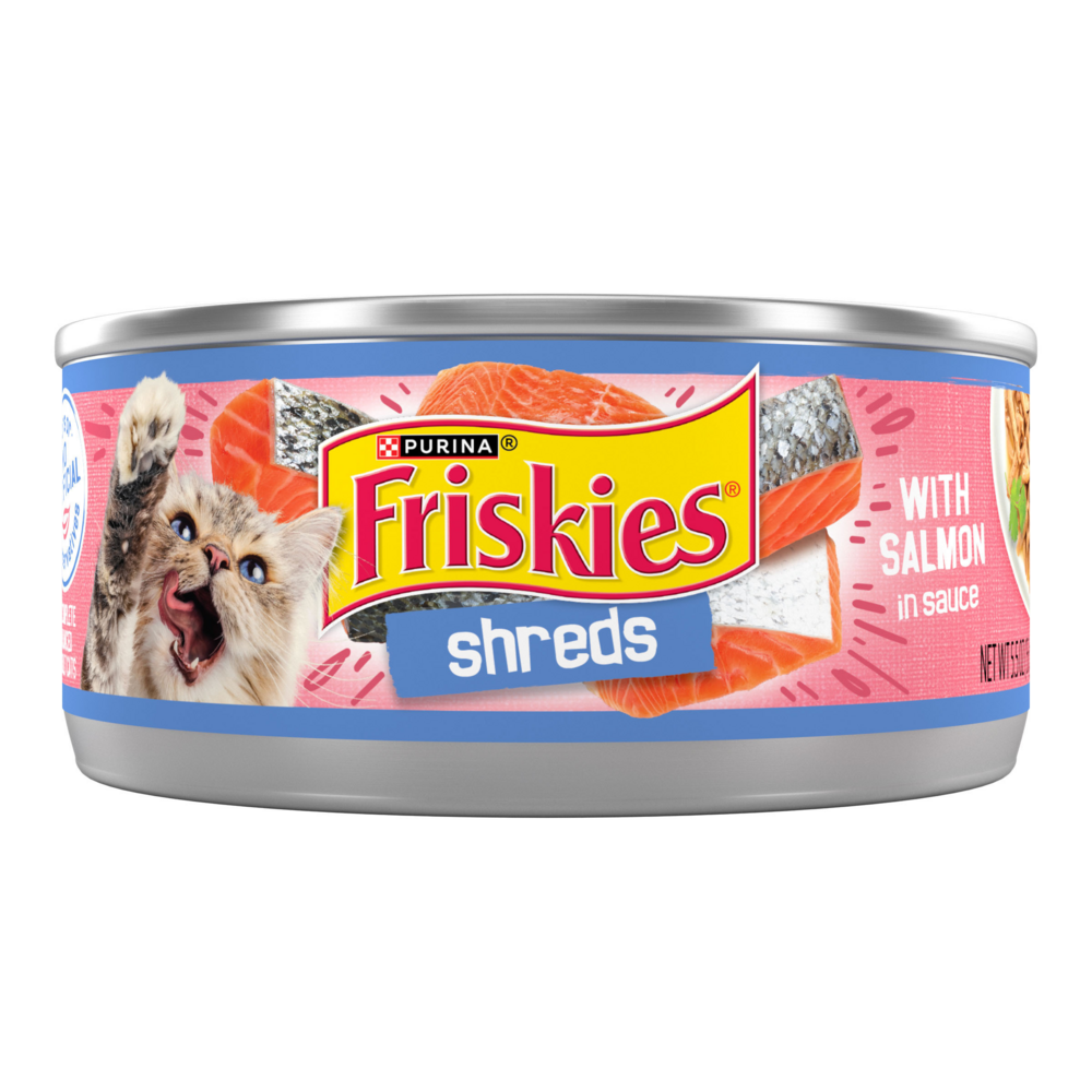 Friskies Savory Shreds Salmon in Sauce Canned Cat Food PetPartners Store