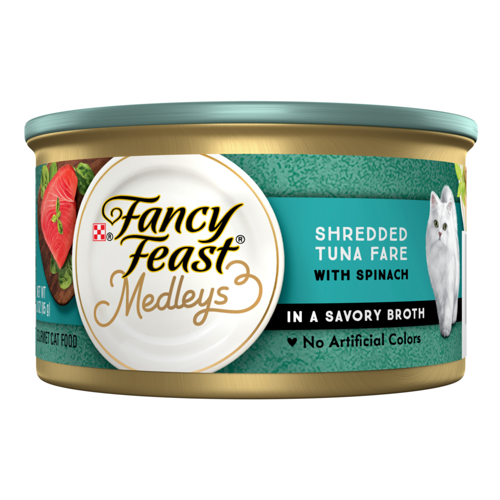 Fancy Feast Elegant Medleys Shredded Tuna Canned Cat Food