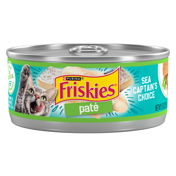 Friskies Pate Sea Captains Choice Canned Cat Food