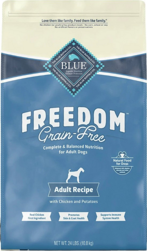 Blue Buffalo Freedom Grain-Free Adult Chicken Recipe Dry Dog Food