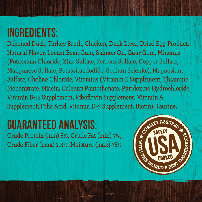 Merrick Grain Free 96% Real Duck Canned Dog Food