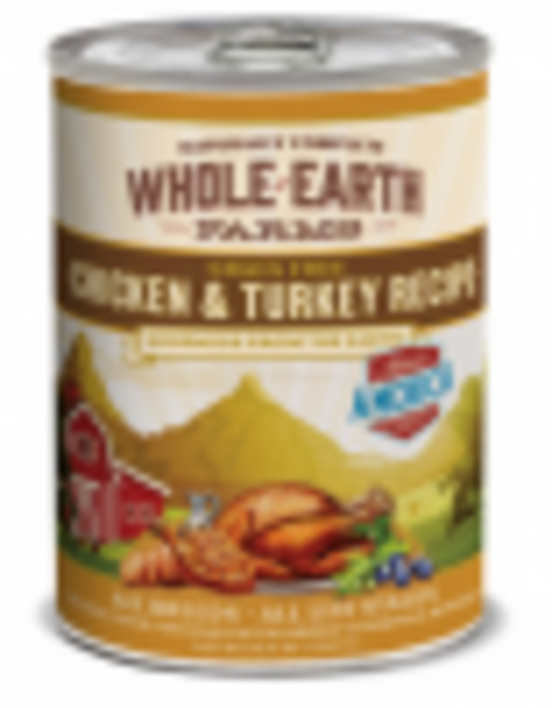 Whole Earth Farms Grain Free Chicken and Turkey Recipe Canned Dog Food