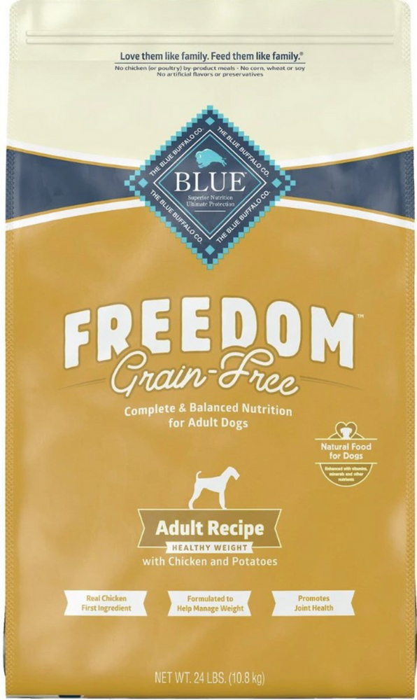 Blue Buffalo Freedom Grain Free Adult Healthy Weight Chicken Recipe Dr PetPartners Store