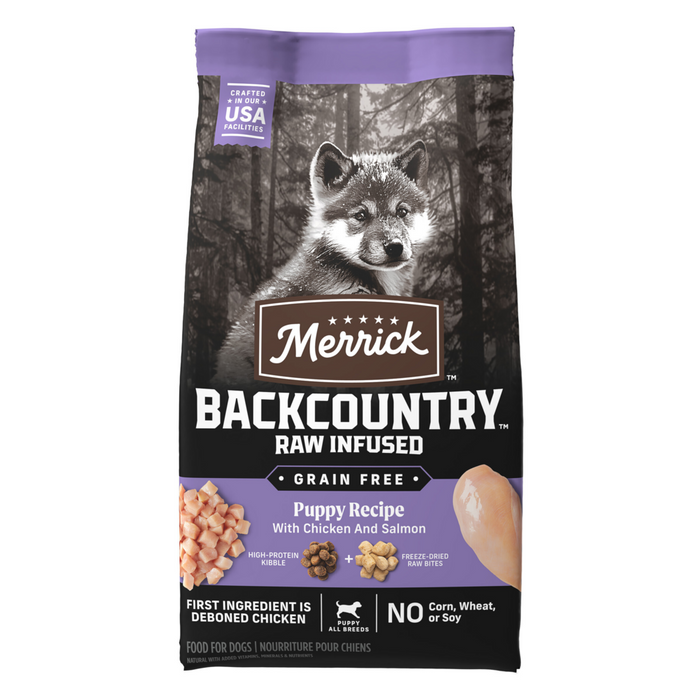 Merrick Backcountry Raw Infused Grain Free Puppy Food Recipe Freeze Dr PetPartners Store