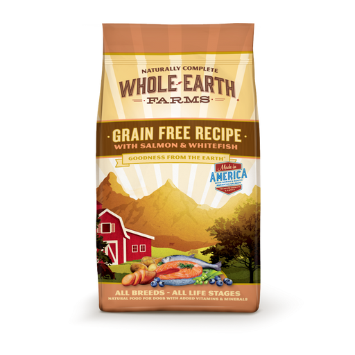 Whole Earth Farms Grain Free Recipe Salmon and Whitefish Dry Dog Food