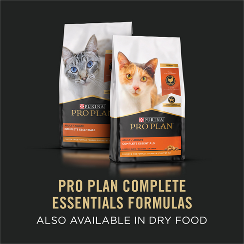Purina Pro Plan Complete Essentials Adult Salmon, Shrimp & Rice in Sauce Entree Canned Cat Food