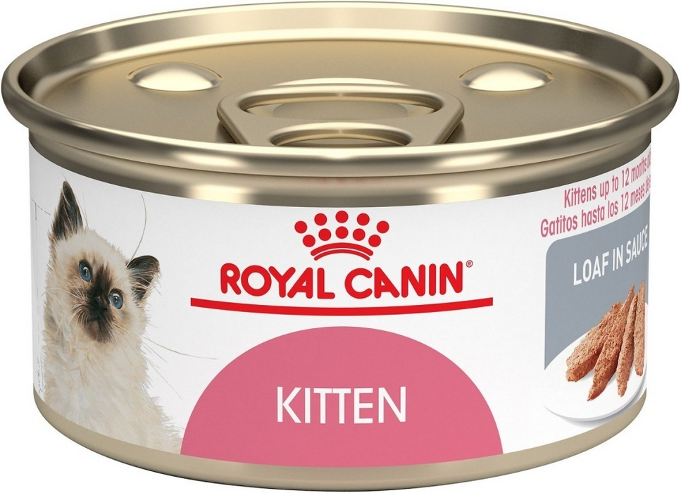 Royal Canin Feline Health Nutrition Kitten Instinctive Loaf in Sauce Canned Cat Food