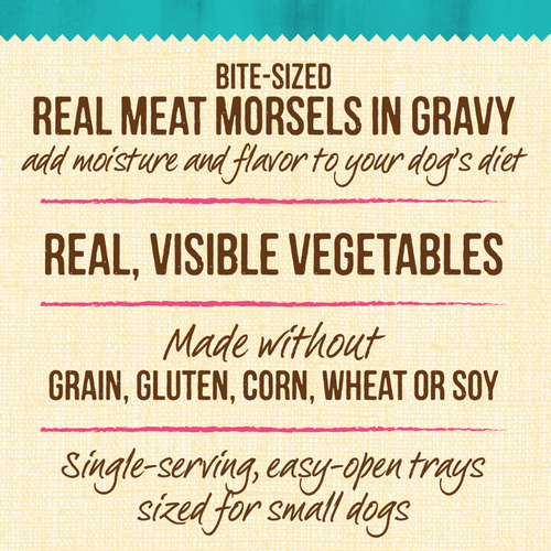 Merrick Lil' Plates Grain Free Dainty Duck Medley Small Breed Adult Wet Dog Food