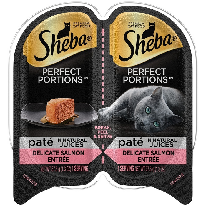 Sheba Perfect Portions Pate Delicate Salmon Entree Wet Cat Food