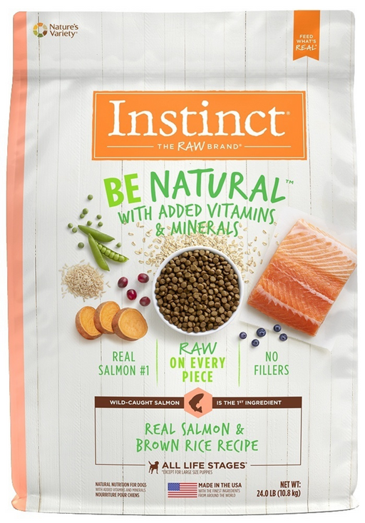 Instinct Be Natural Salmon & Brown Rice Recipe Dry Dog Food