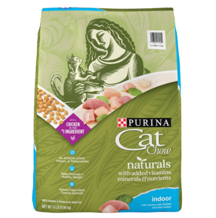 Purina Cat Chow Naturals Indoor Plus Vitamins Minerals Dry Cat Food