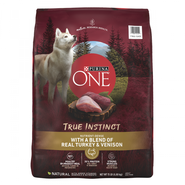 Purina ONE SmartBlend True Instinct Turkey Venison Dry Dog Food